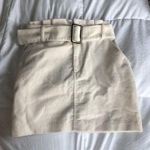 Corduroy Belted Zara Skirt